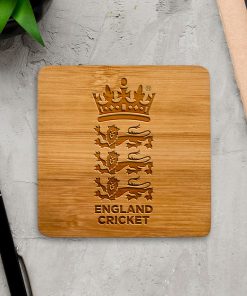 England Cricket - Wooden Coaster (Single)