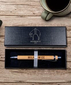 Milnrow Cricket Club- Bamboo Pen & Gift Box