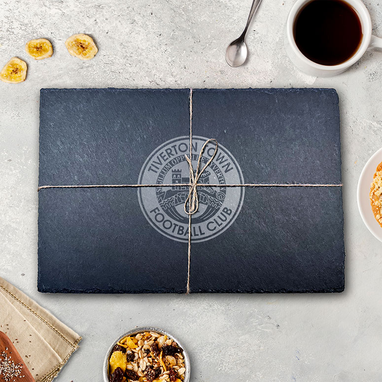 Tiverton Town FC - Slate Placemats Set Of 2