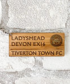 Tiverton Town Football Club -  Ladysmean Street Sign Keyring