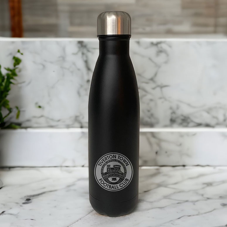 Tiverton Town FC - 500ml Powder Coater Thermal Drinks Flask