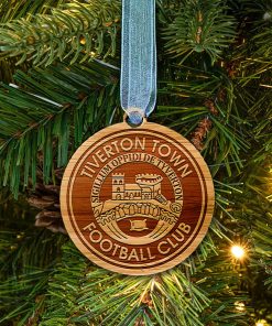 Tiverton Town FC -  Official Wooden Crest Decoration