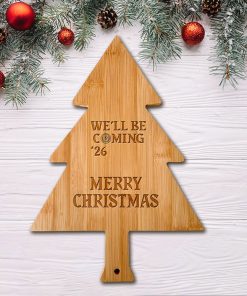 26 World Cup - Bamboo Christmas Tree Chopping Board