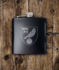 Norwich City FC Crest Hip Flask