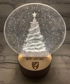 Norwich City FC Club Crest Christmas Tree Lightbox