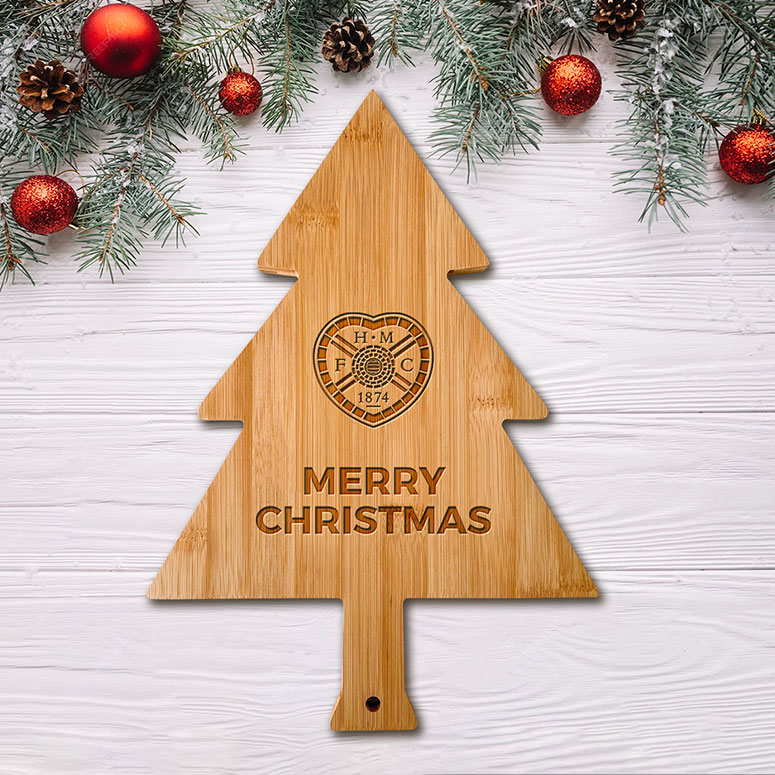 Hearts Football Club - Christmas Tree Cheeseboard