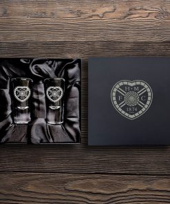 Hearts Football Club - Shot Glass (x2) In Branded Box