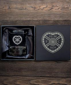 Hearts Football Club - Whisky Glass In Branded Box
