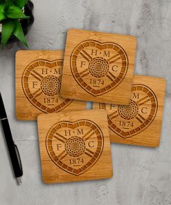 Hearts Football Club Wooden Coasters (Set of 4)