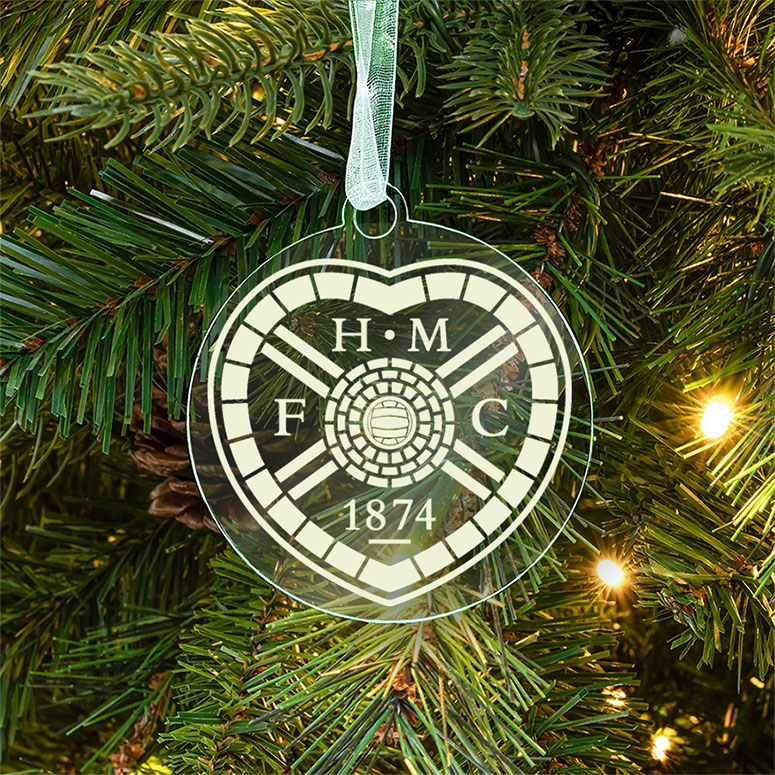 Hearts Football Club Acrylic Decoration
